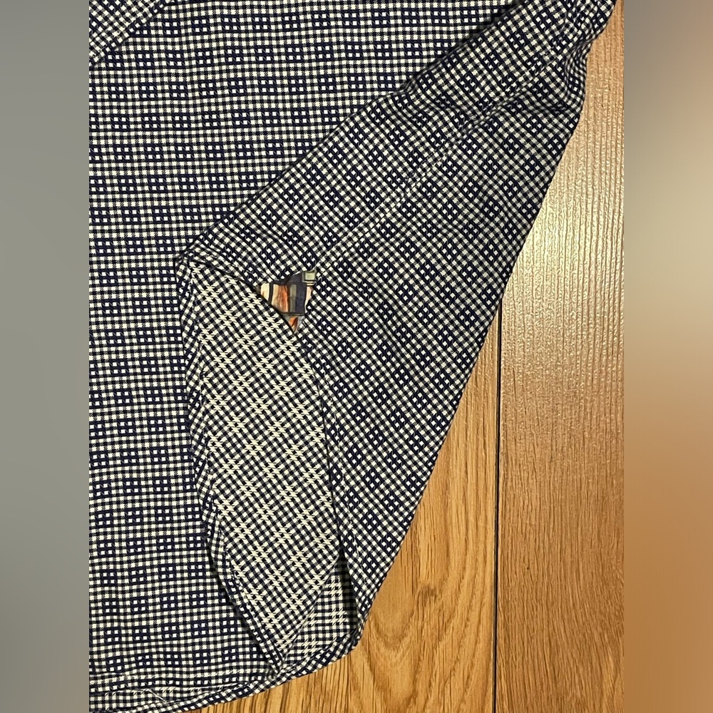 Robert Graham Men Plaid Embroidered Decorative Collar & Cuff Long Sleeve Shirt - Picture 2 of 9